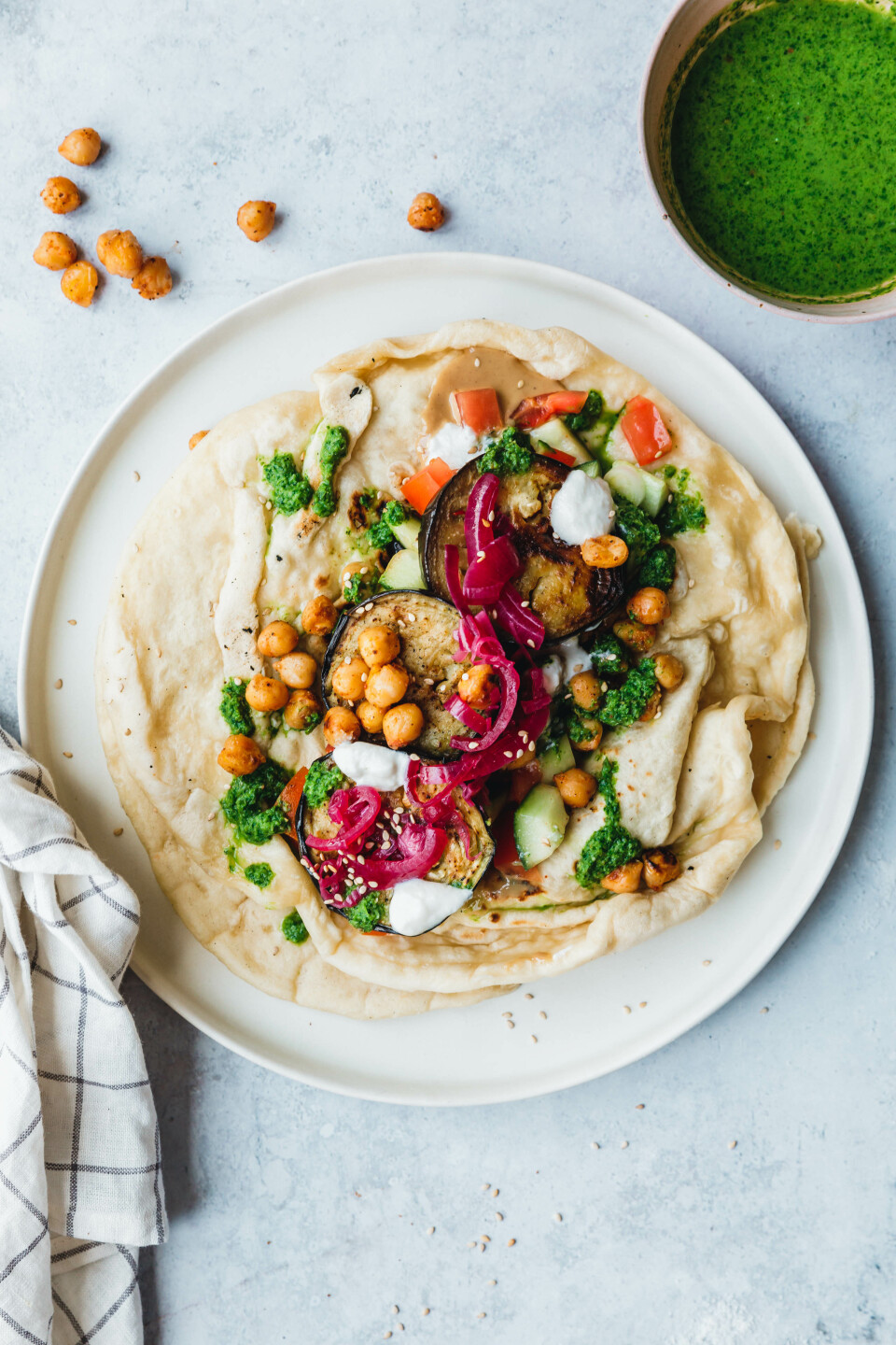 Sabich - israelisches Frühstücks-Sandwich