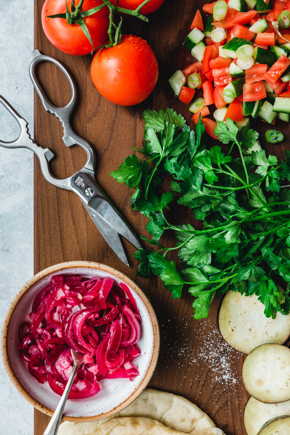 Sabich - israelisches Frühstücks-Sandwich