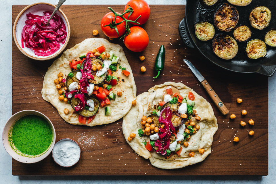 Sabich - israelisches Frühstücks-Sandwich