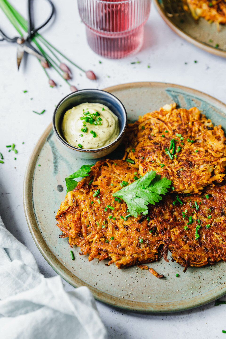 Schnelle & einfache Süßkartoffelpuffer