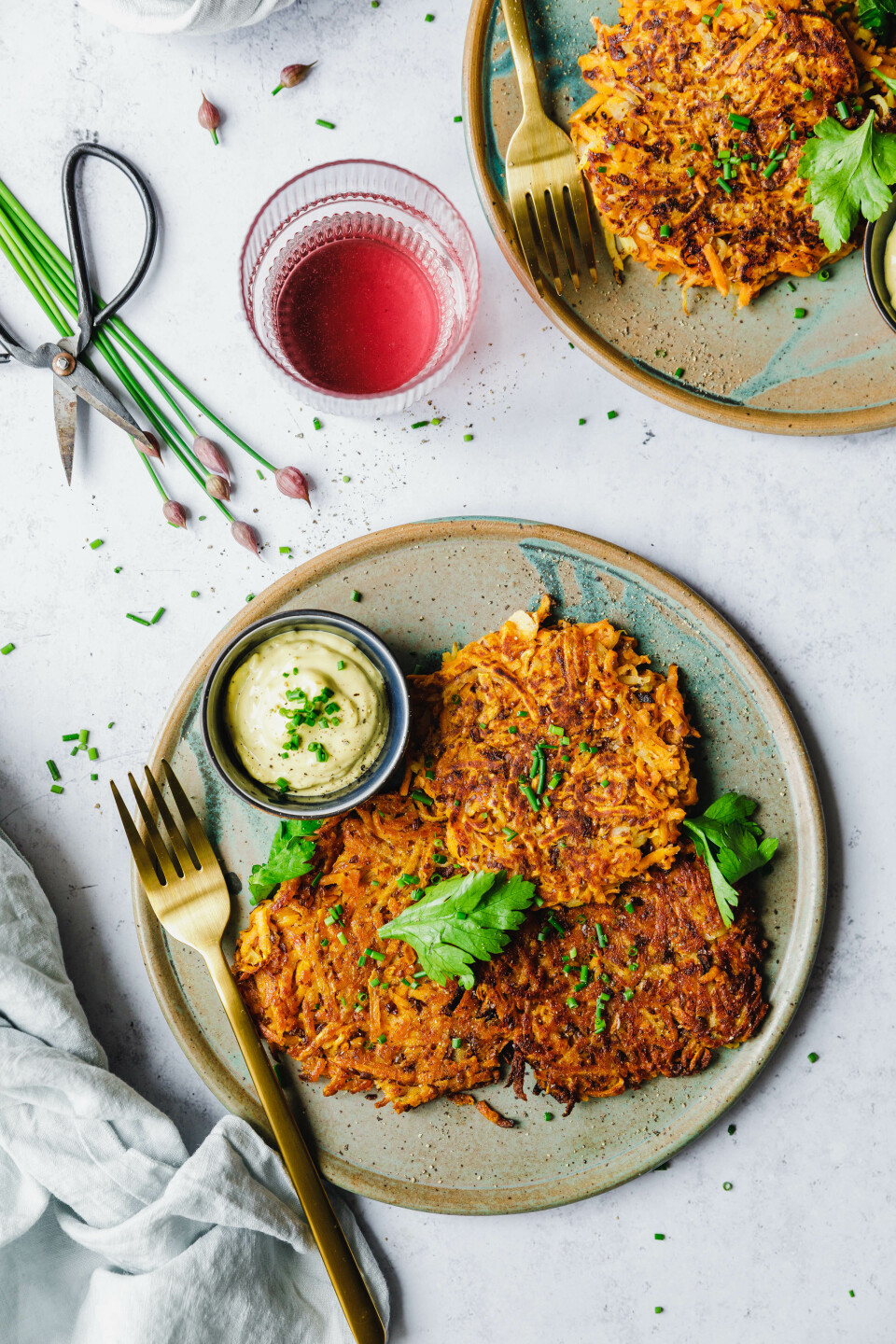 Schnelle & einfache Süßkartoffelpuffer