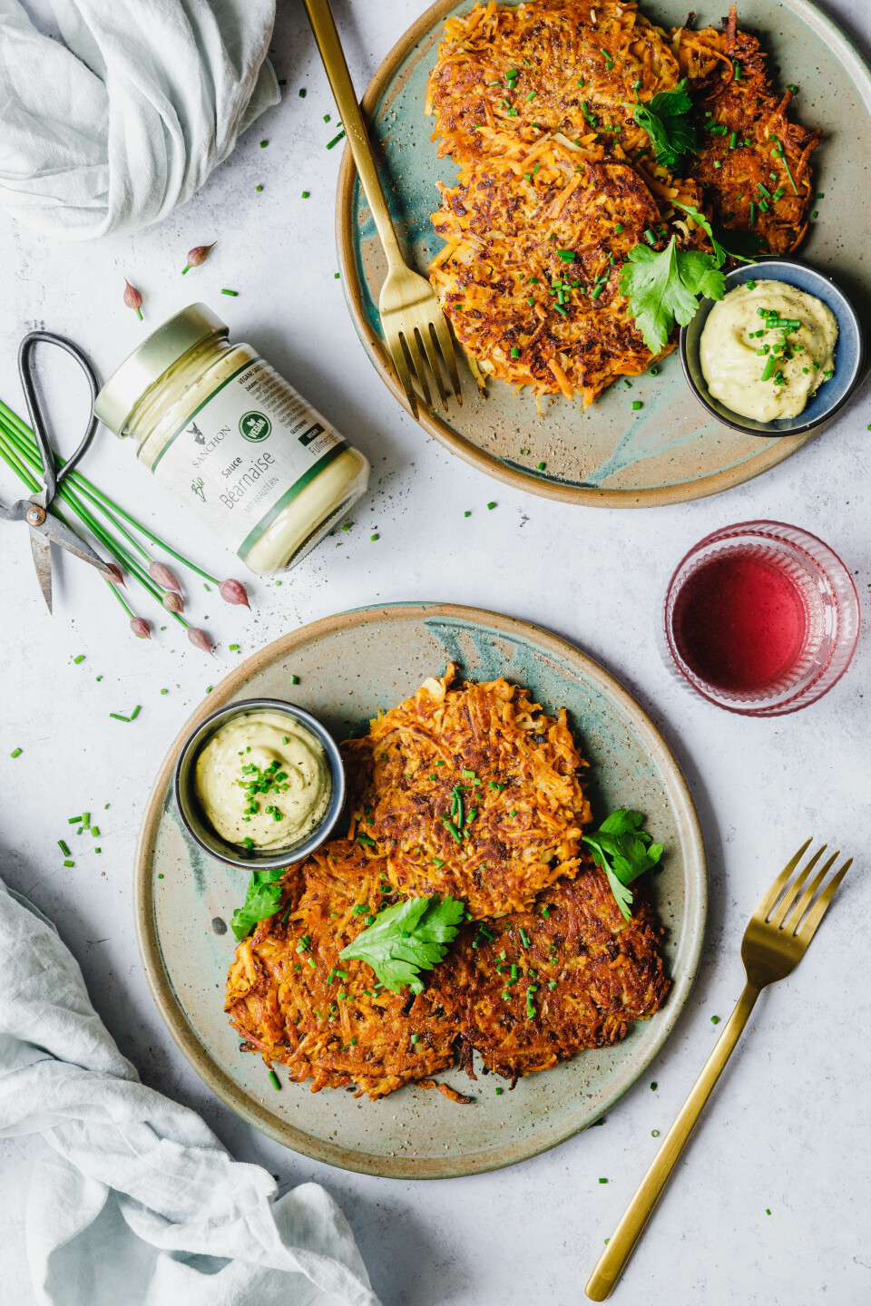 Schnelle & einfache Süßkartoffelpuffer