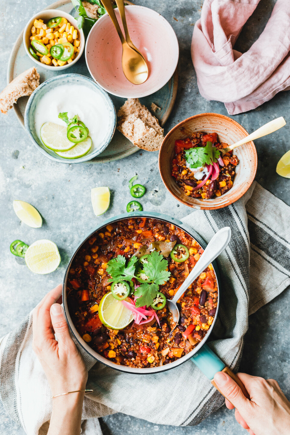 Schnelles One Pot Quinoa Chili
