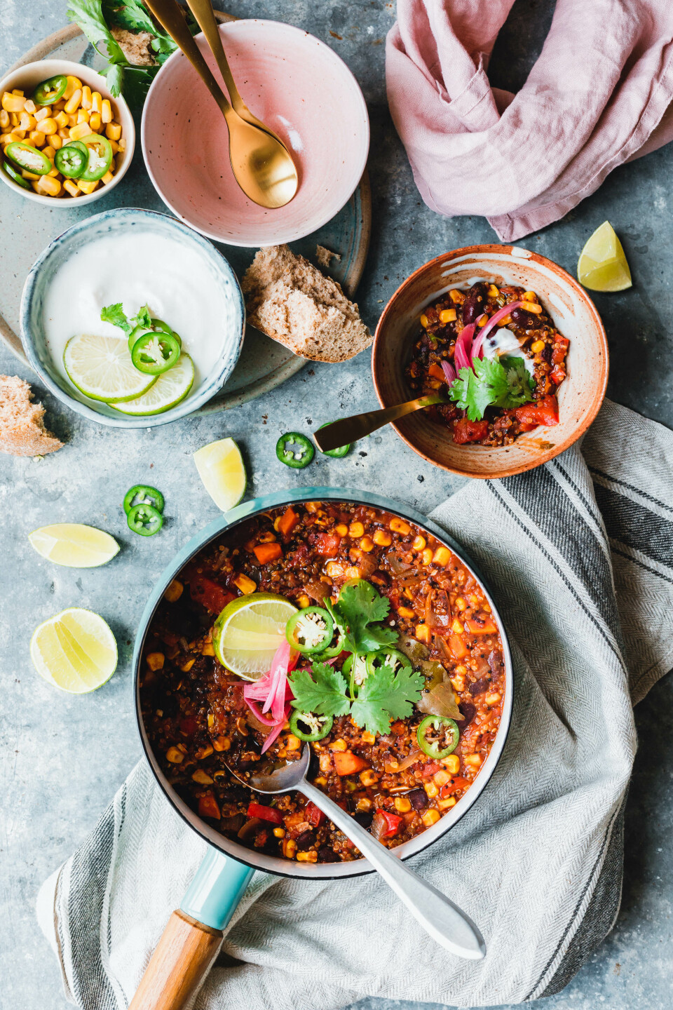 Schnelles One Pot Quinoa Chili