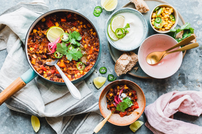 Schnelles One Pot Quinoa Chili