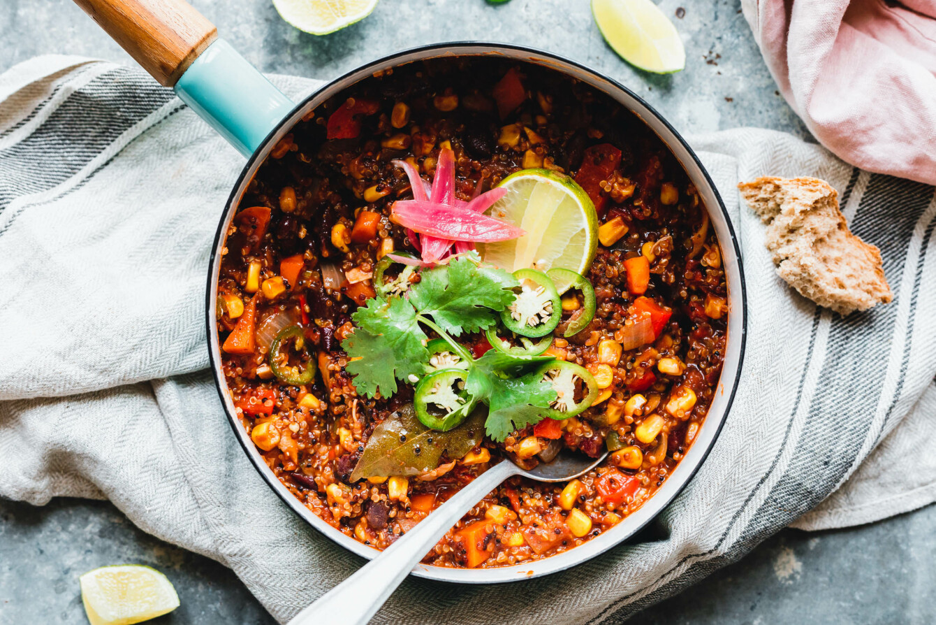 Schnelles One Pot Quinoa Chili