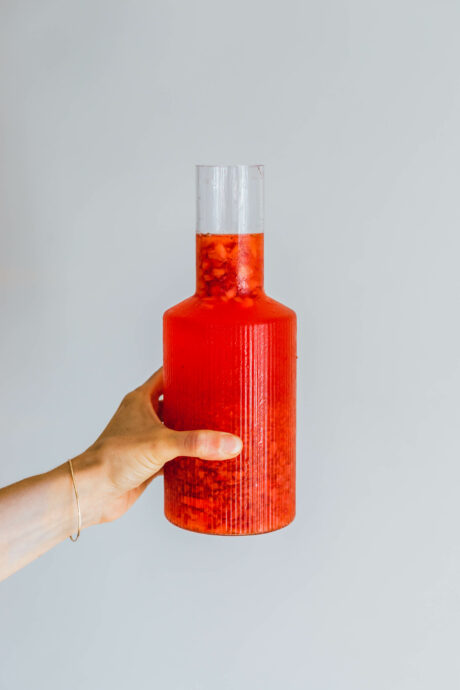 Switchel mit Ingwer & Erdbeeren