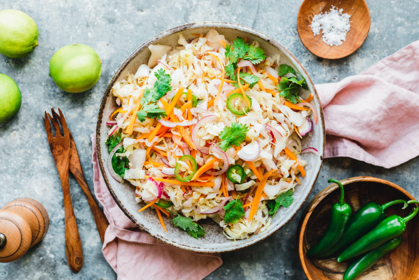Curtido – leicht fermentierter Krautsalat aus El Salvador