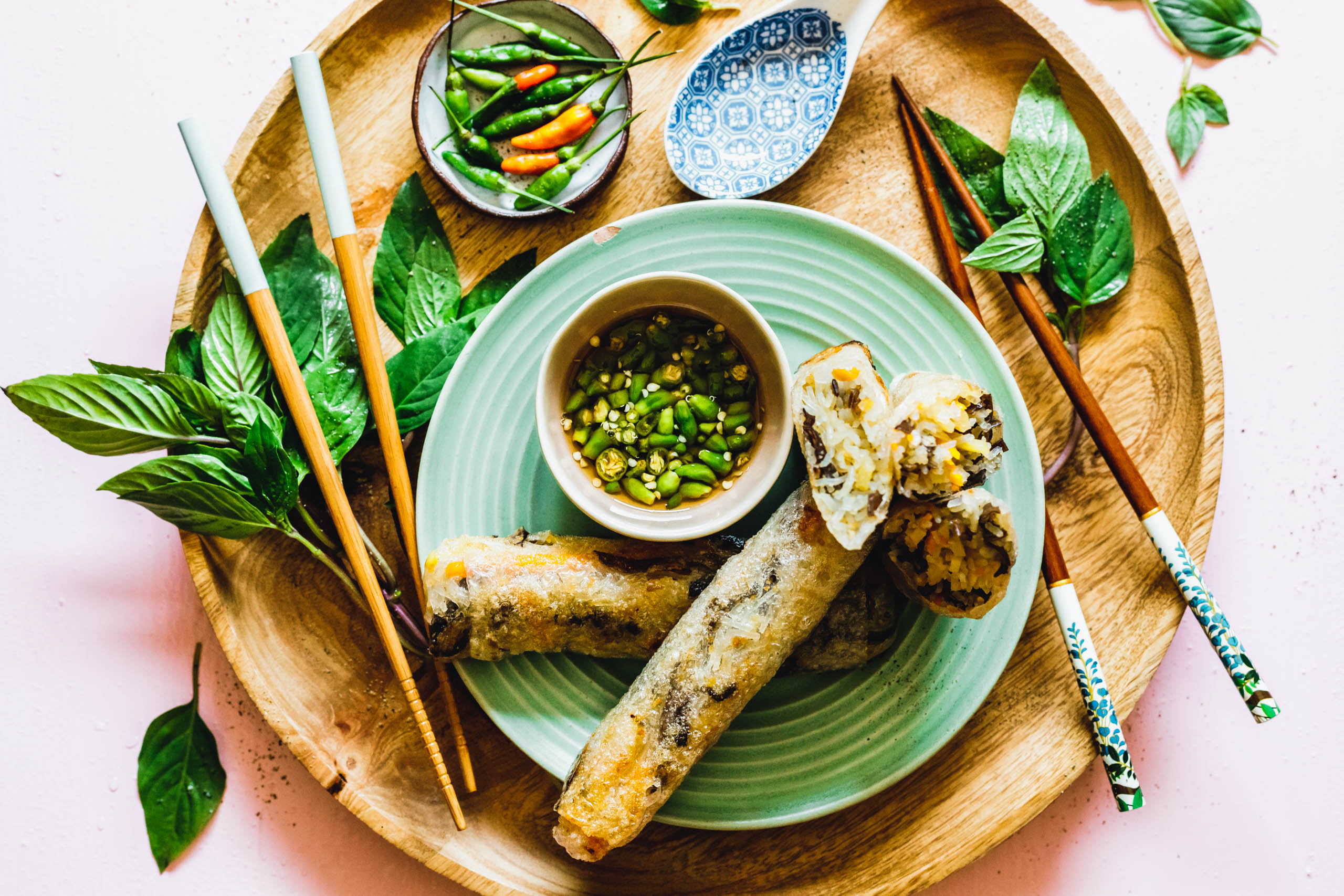 Vegane Nem Chay - vietnamesische Frühlingsrollen