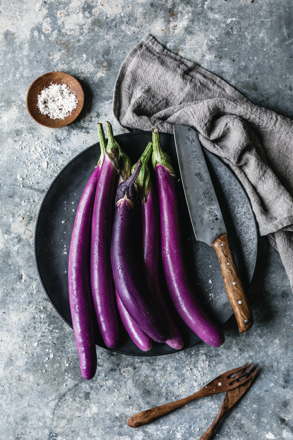 Japanische Auberginen