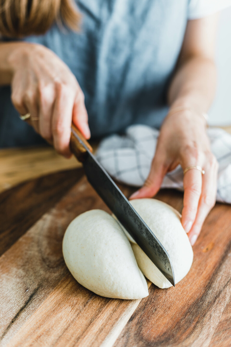 Selbst gemachter veganer Nudelteig