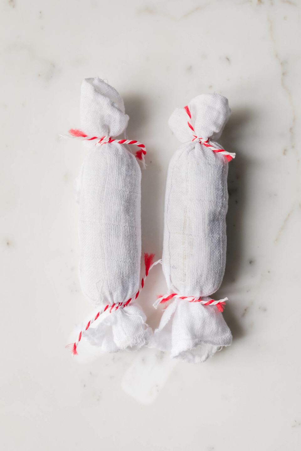 Vegane Weißwurst fertig zum Dämpfen