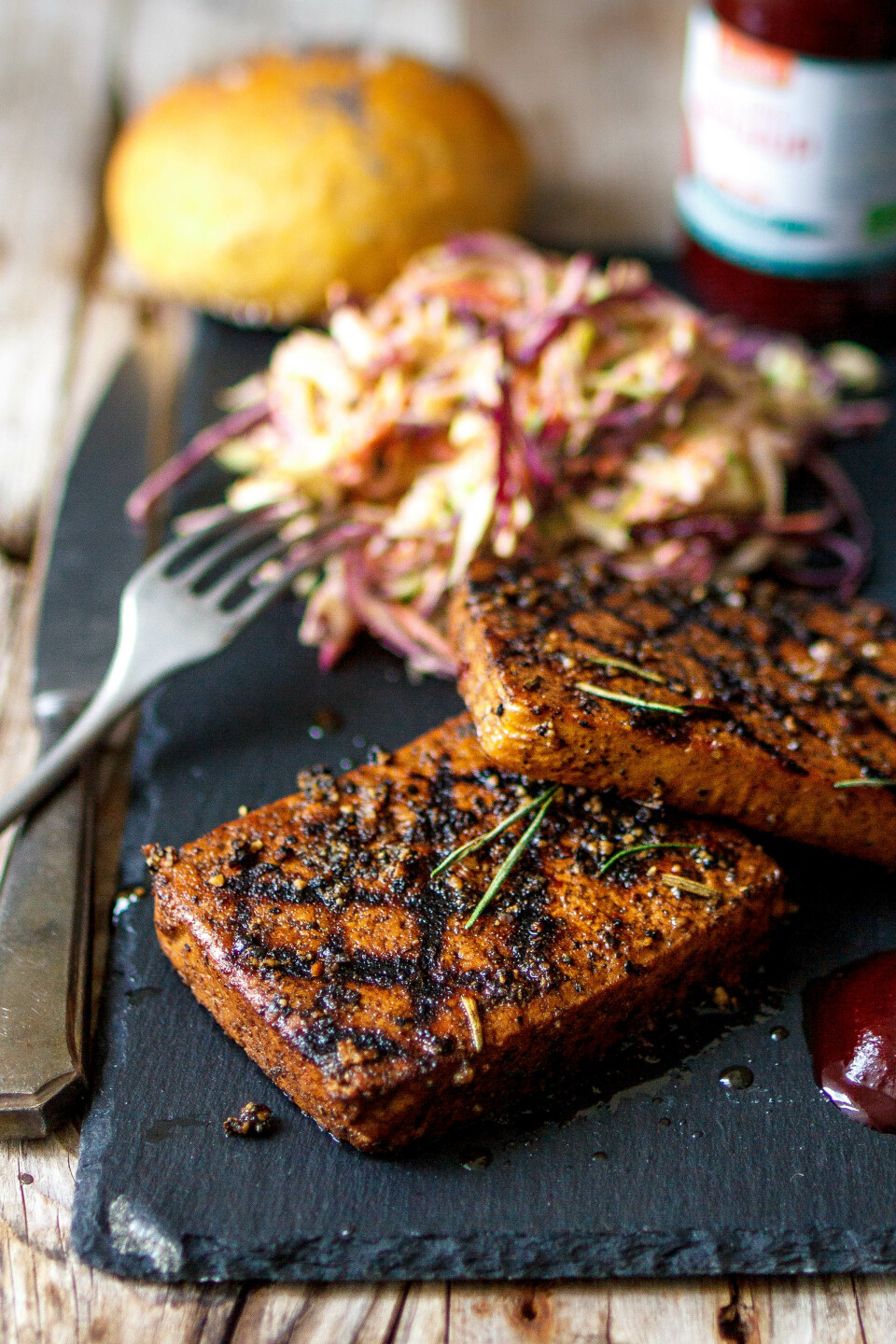 Tofu Steak London Style Vegan grillen kann jeder