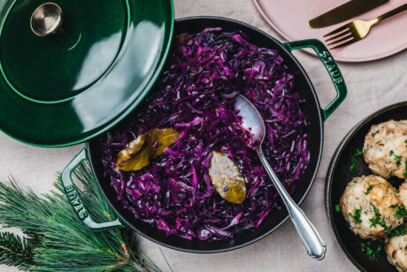 Apfel-Rotkohl mit Feigen