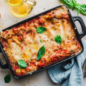 Cannelloni mit Artischocken-Walnuss-Füllung