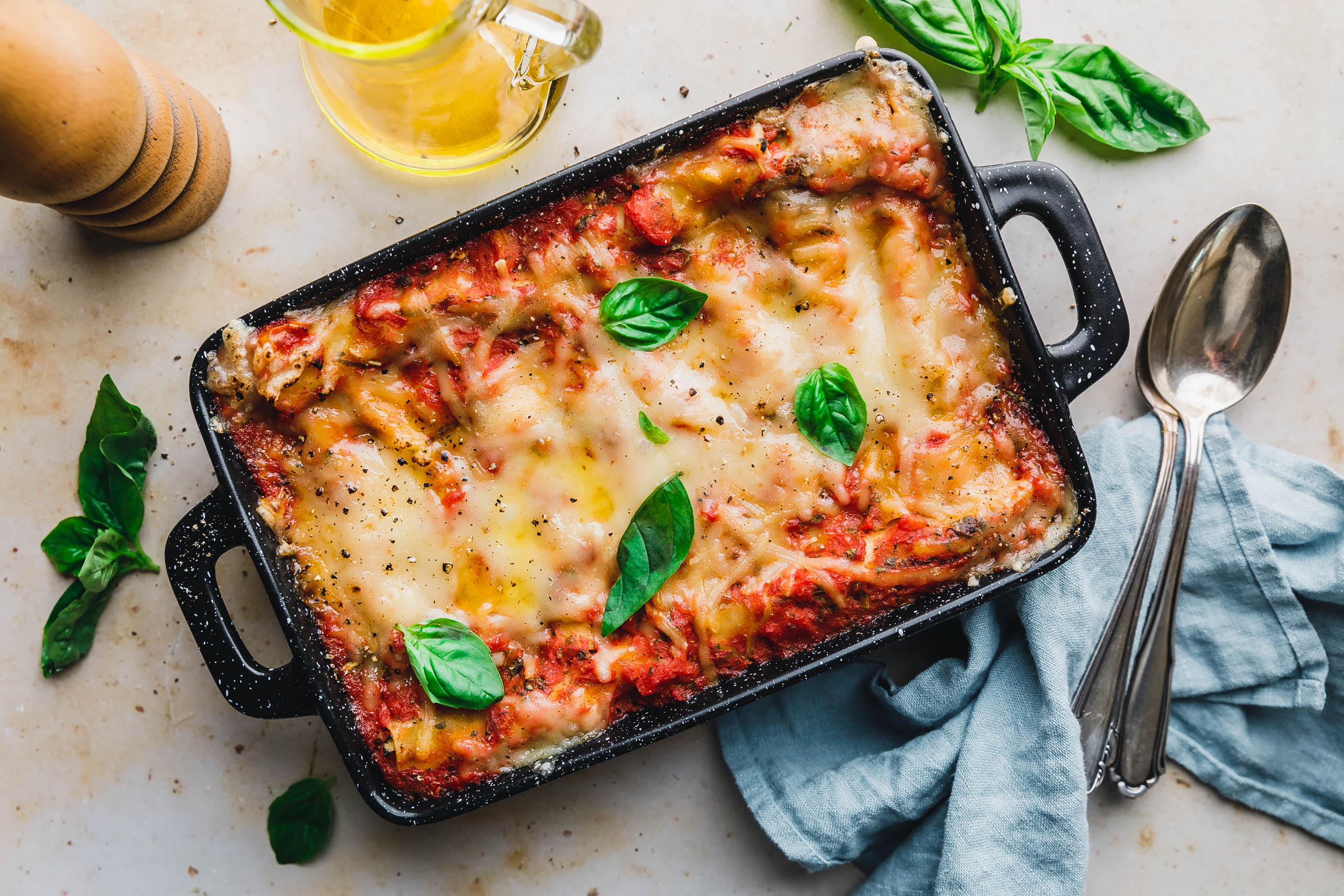 Cannelloni mit Artischocken-Walnuss-Füllung