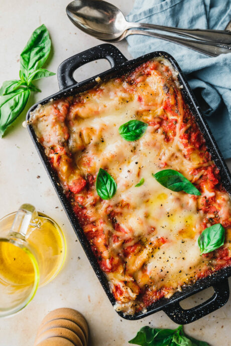 Cannelloni mit Artischocken-Walnuss-Füllung