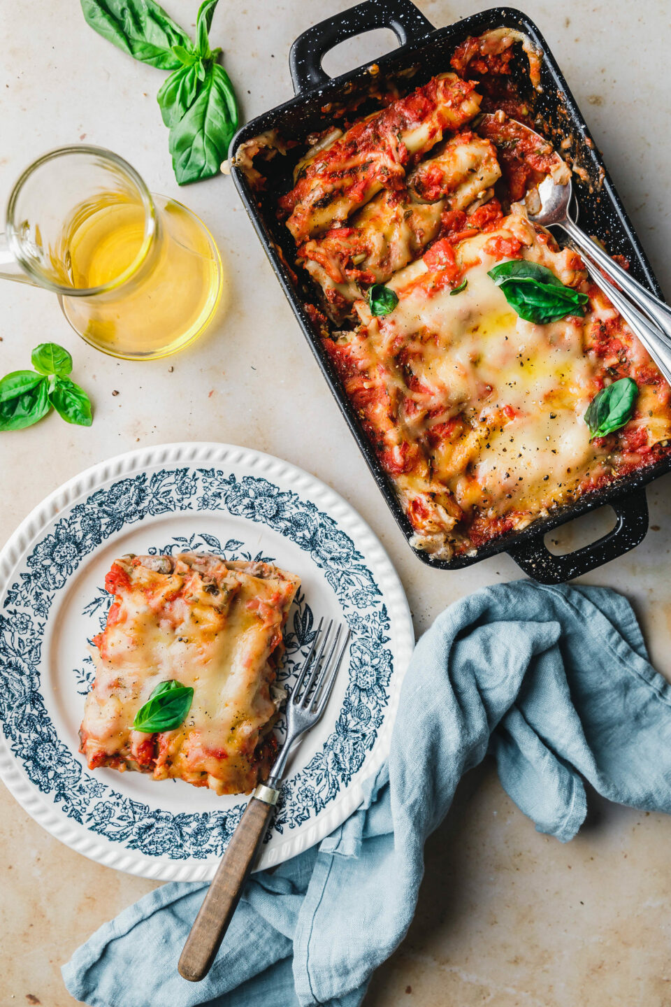 Cannelloni mit Artischocken-Walnuss-Füllung