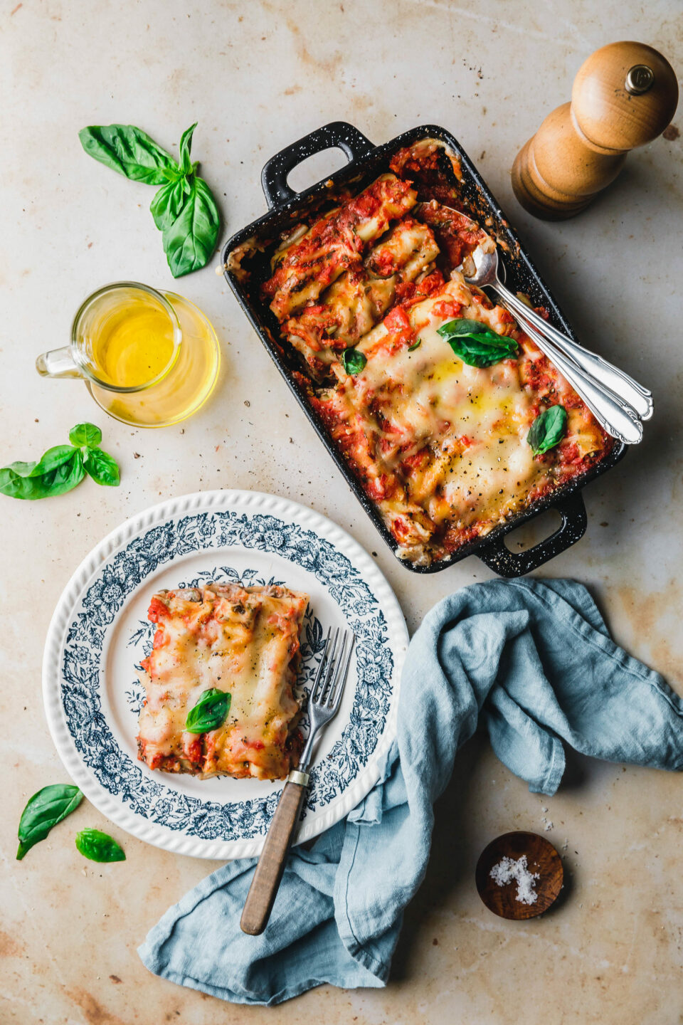 Cannelloni mit Artischocken-Walnuss-Füllung