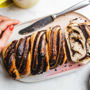 Veganer Schokoladen-Babka