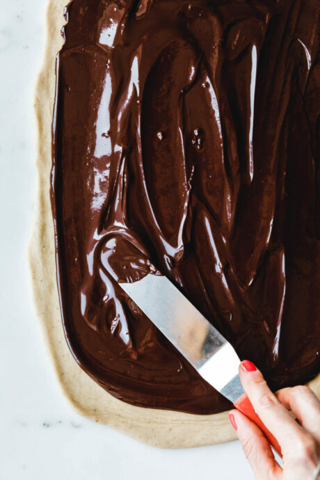 Vegane Schokoladenfüllung