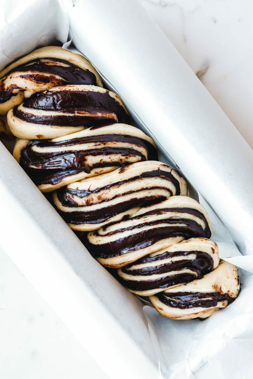 Veganer Schokoladen-Babka