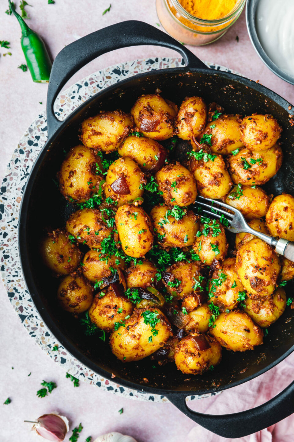 Bombay Potatoes – (anglo-)indische Curry-Kartoffeln