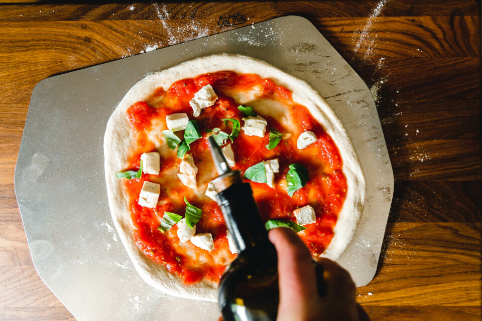 Vegane Pizza Margherita