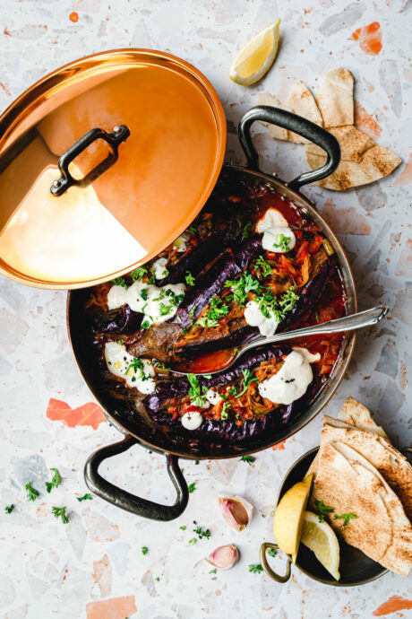 Imam Bayildi – türkische, geschmorte Auberginen