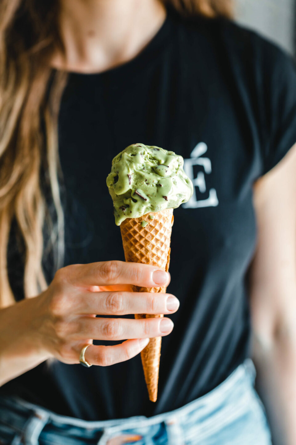 Vegane After Eight Eiscreme