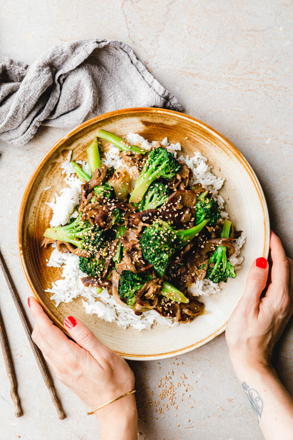 Vegan Beef and Broccoli – Brokkoli-Stir-fry mit Seitan