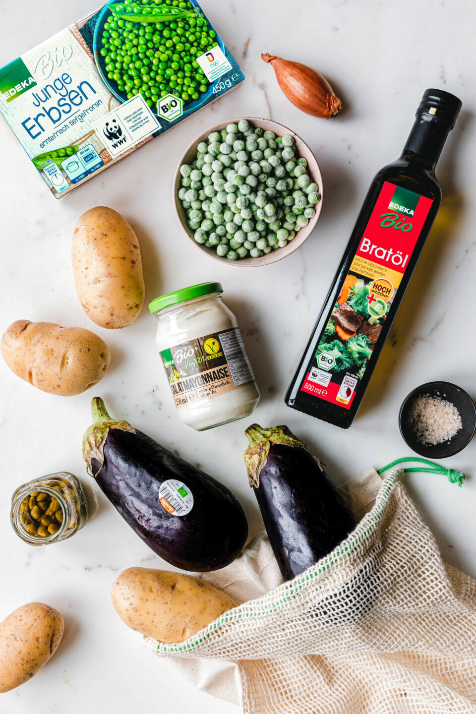 Vegane Fish and Chips Zutaten