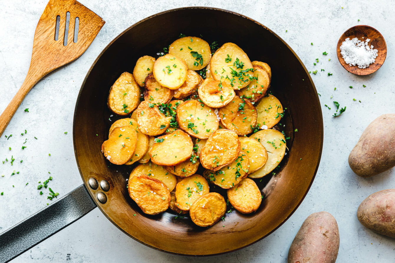 Eat this! Bratkartoffeln in Eisenpfanne