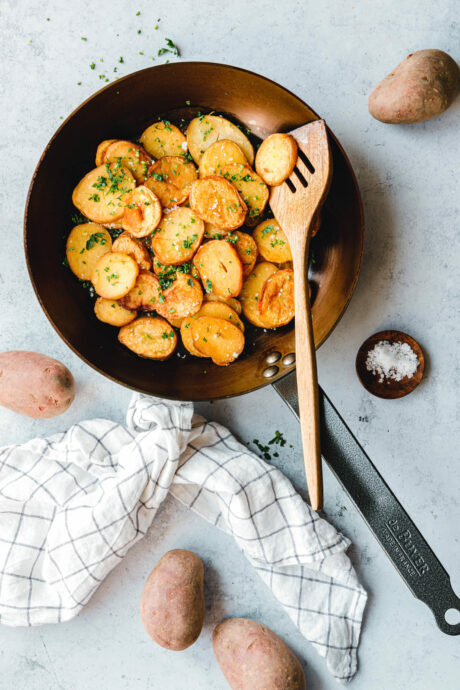 Eat this! Bratkartoffeln in de Buyer Eisenpfanne