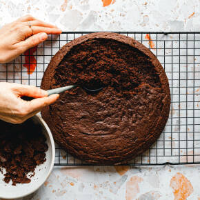 Anleitung Veganer Maulwurfkuchen