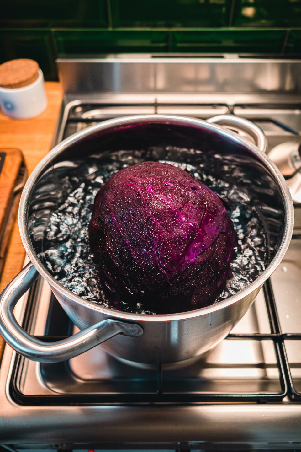 Rotkohl blanchieren