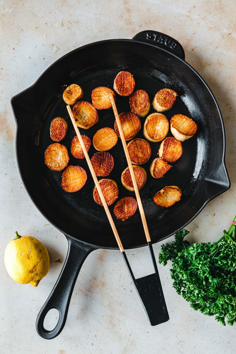 Vegane Pilz Scallops