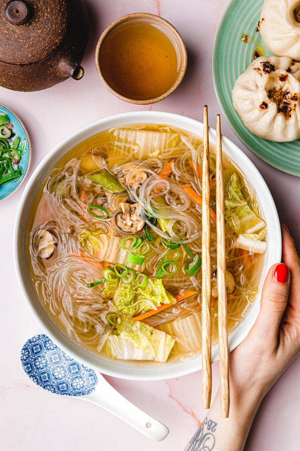 Die einfachste und leckerste Glasnudelsuppe