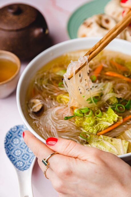 Vegane Glasnudelsuppe