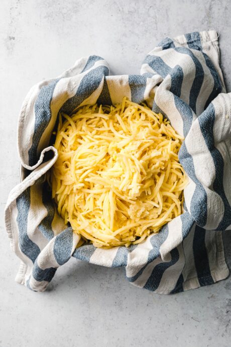 Geriebene Kartoffeln