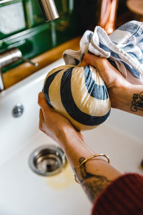 Kartoffeln ausdrücken