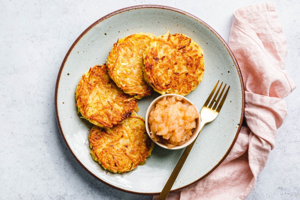 Perfekte vegane Kartoffelpuffer