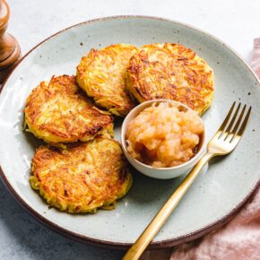 Perfekte vegane Kartoffelpuffer