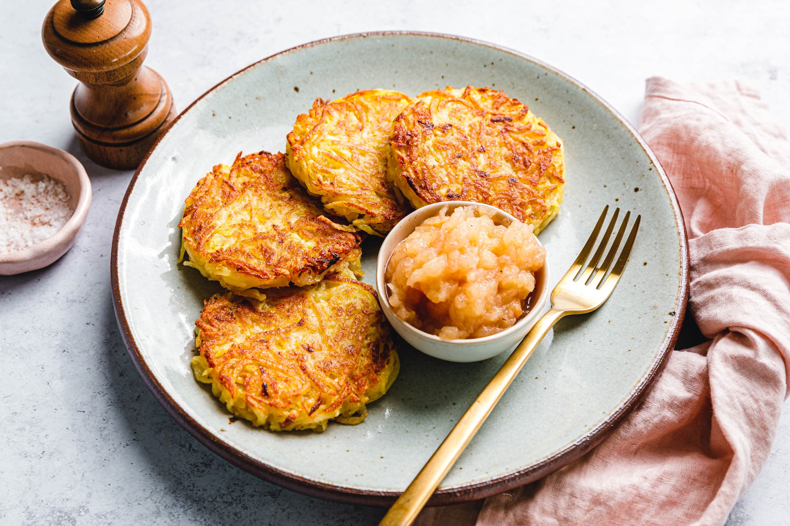 Perfekte vegane Kartoffelpuffer