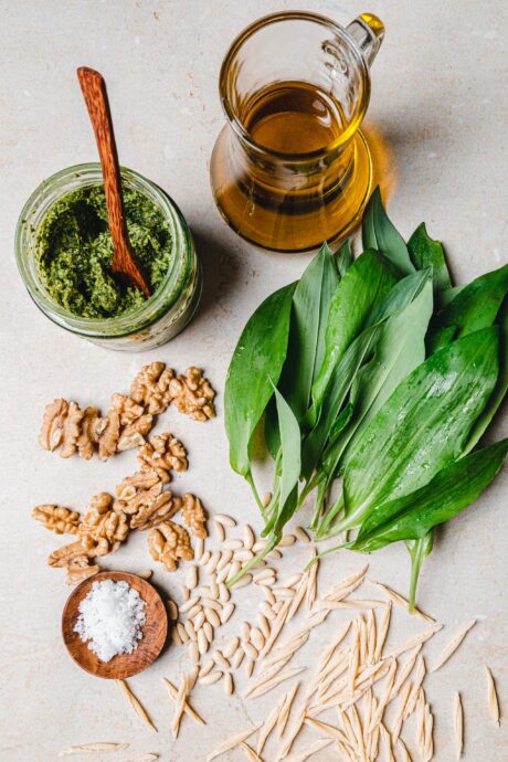 Veganes Rucola-Bärlauch-Pesto