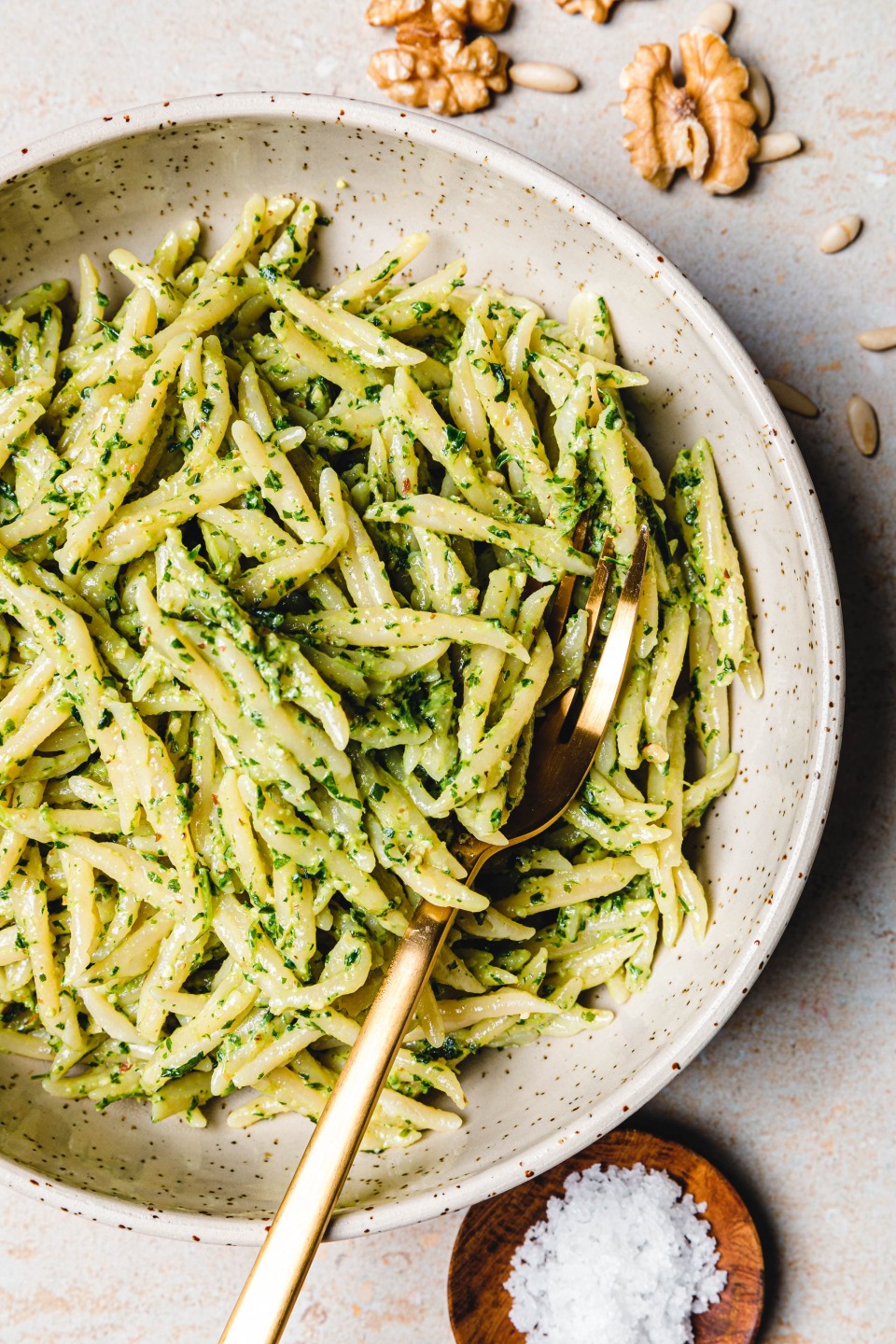 Veganes Rucola-Bärlauch-Pesto