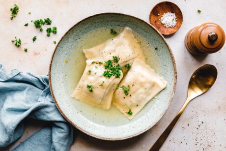 Schwäbische vegane Maultaschen