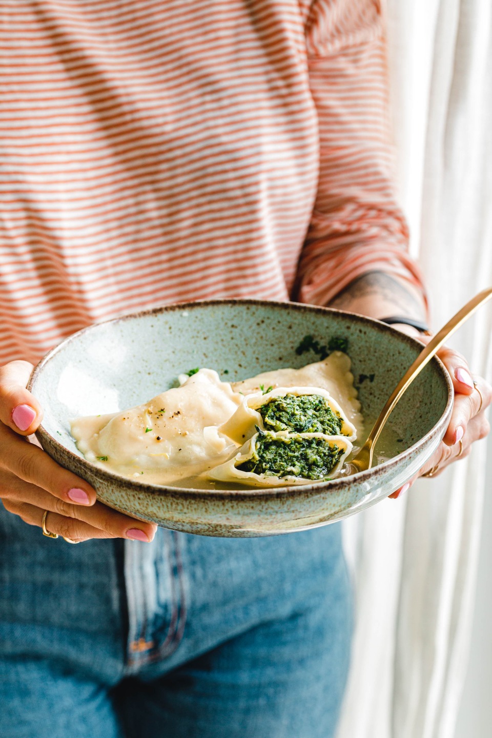 Schwäbische vegane Maultaschen