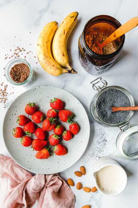 Erdbeermuffins Zutaten