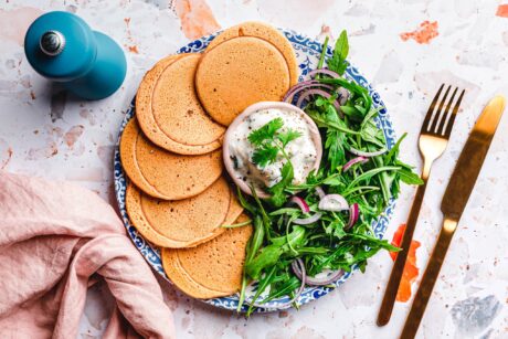 Die einfachsten Rote-Linsen-Pancakes